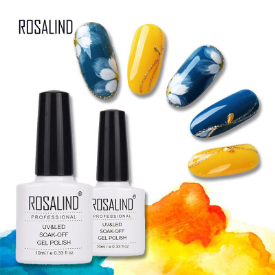 Brand new ROSALIND foreign trade hot brand brand halo dye nail polish therapy nail polish DIY Nail Polish