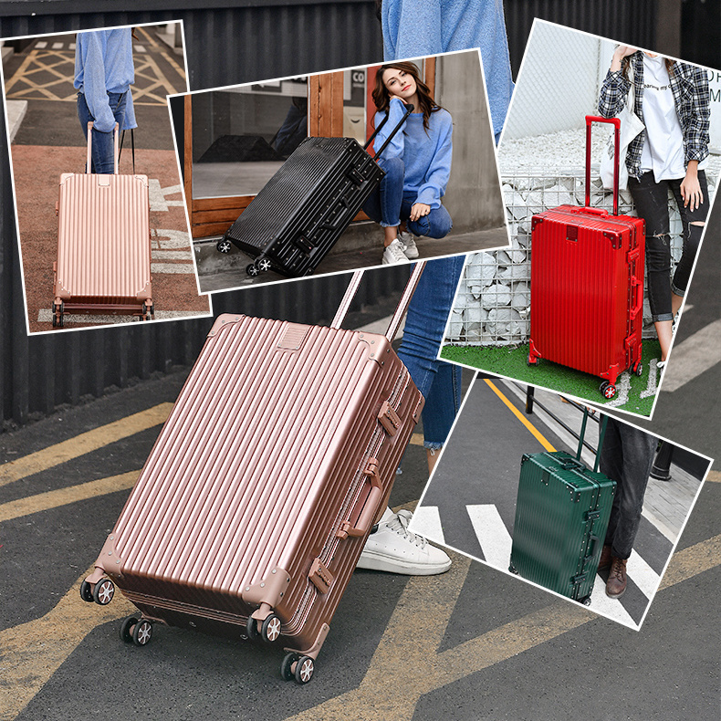 Suitcase female student Korean code box female large capacity suitcase 28 inch Trolley Case male travel case