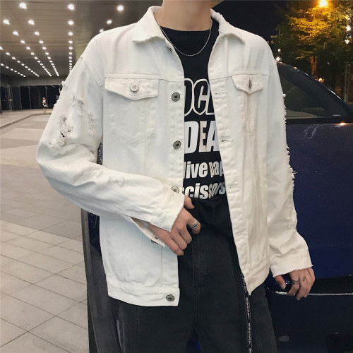 Autumn dress new style 2018 is a flat pierced embroidered jacket couple size jacket man