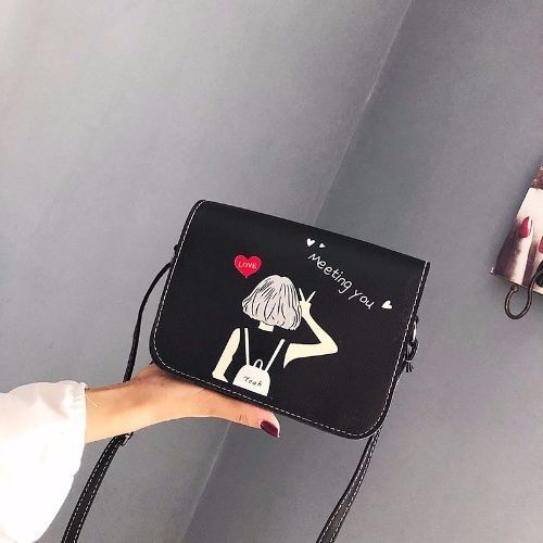 Cute girl 2020 new bag female student messenger bag Korean social versatile Shoulder Bag Mini square bag