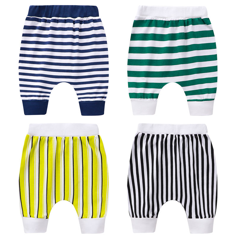 Baby's big PP pants summer Harem Pants baby's cotton Capris girls' wear men's thin butt kids' Leggings