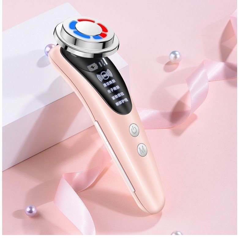 Multi functional electric induction instrument beauty instrument facial wrinkle removing and toxin removing cleanser lifting tightening tender skin massage instrument