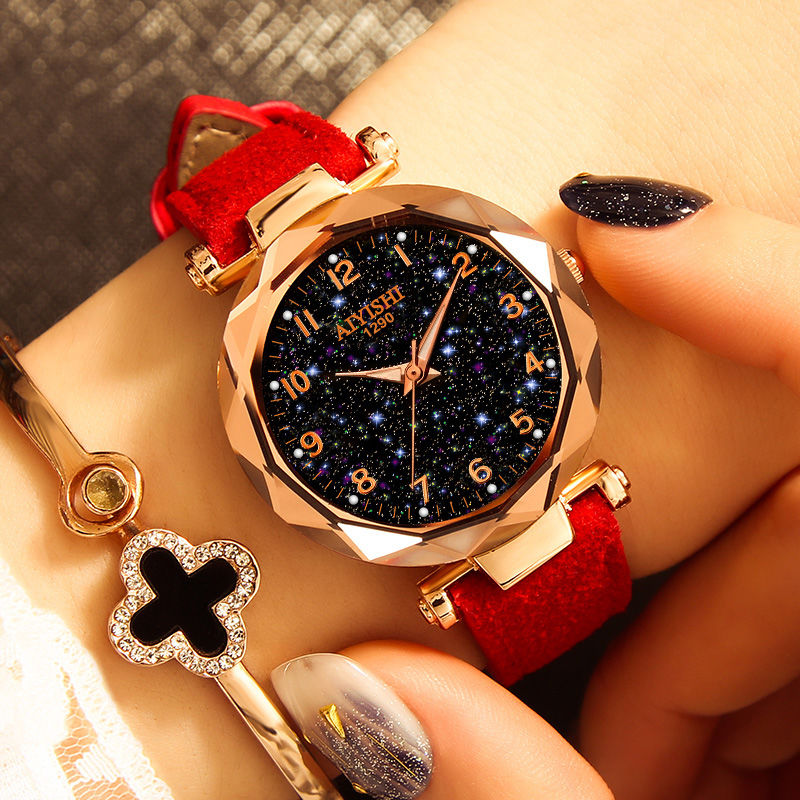 Tiktok girl watches, female student, Korean version, simplified trend electronic watch, waterproof bestie girl, net red, the same.