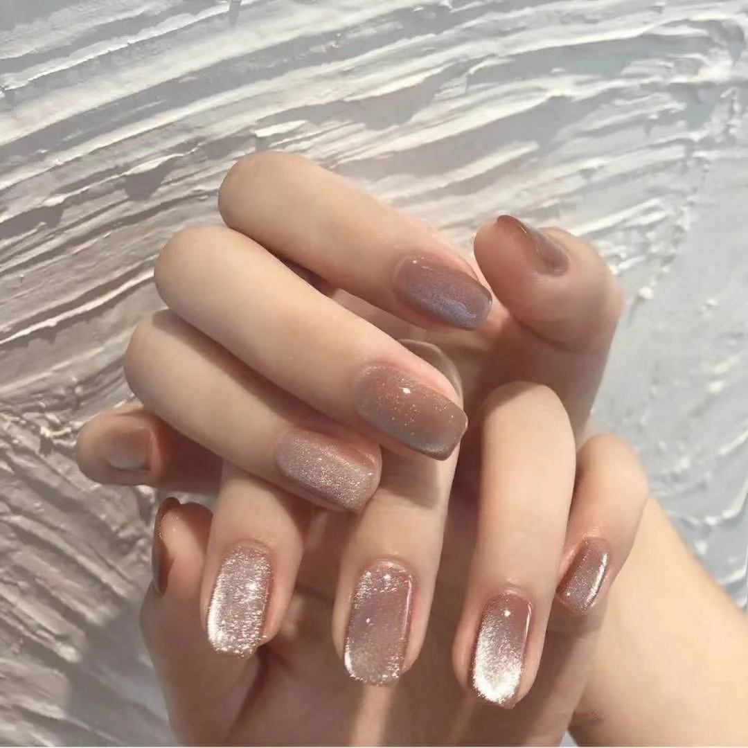 Crystal cat's eye nail polish hot nail glue 2020 new net red popular color frosted Moonstone wide cat eye gel