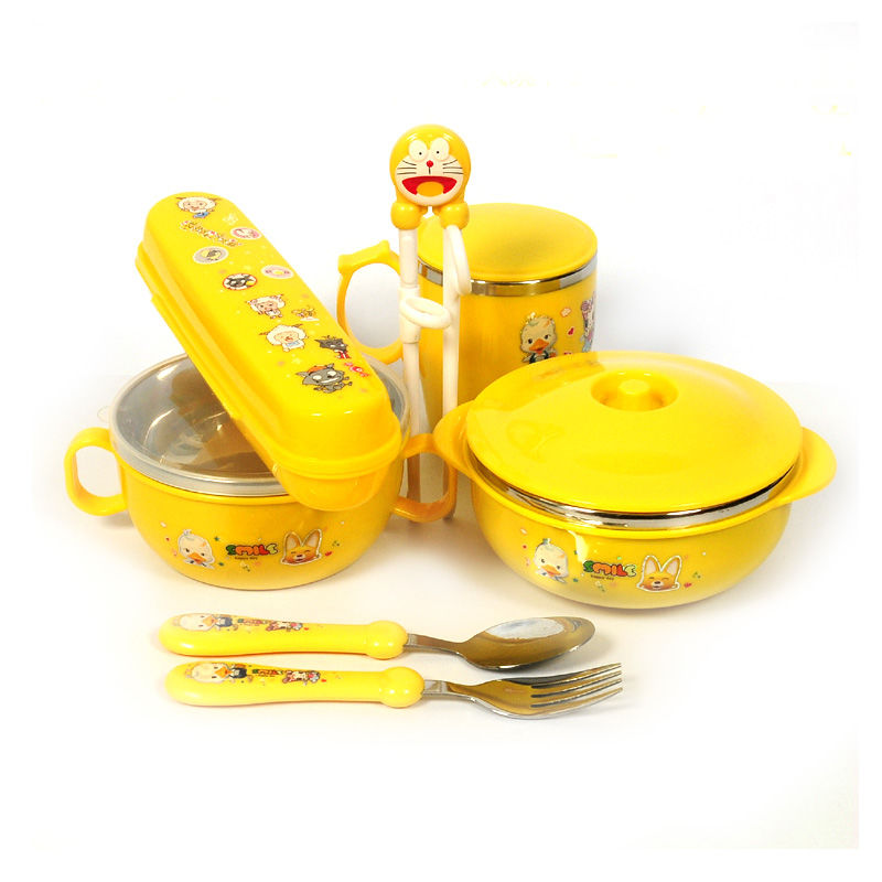 2 double price children practice chopsticks resin learning chopsticks baby Korean learning chopsticks tableware set