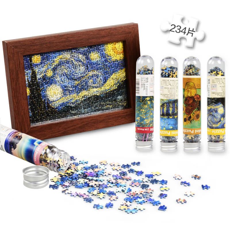 234 pieces of adult mini test tube pocket puzzle