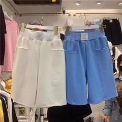 Summer new Hong Kong Style neutral running leisure sports shorts, women's loose pants, Japanese style