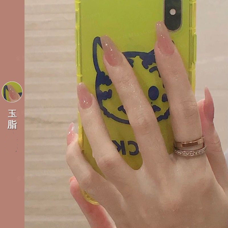 Dixue autumn and winter ice permeating jelly milk tea color nail polish glue new net red popular nail special phototherapy glue