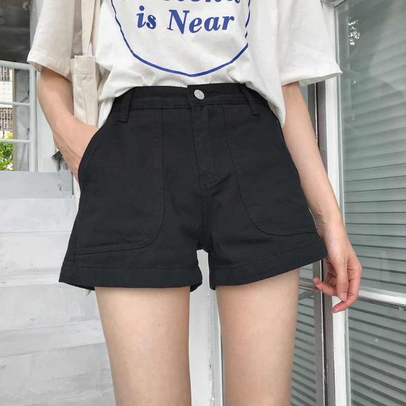 Real photo, real price, enough new jeans, Korean version, simple hot pants and shorts