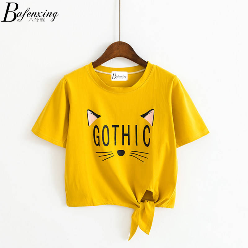 Girls' short sleeve T-shirt summer dress 2020 new children's top summer baby shirt foreign style girl size children's wear