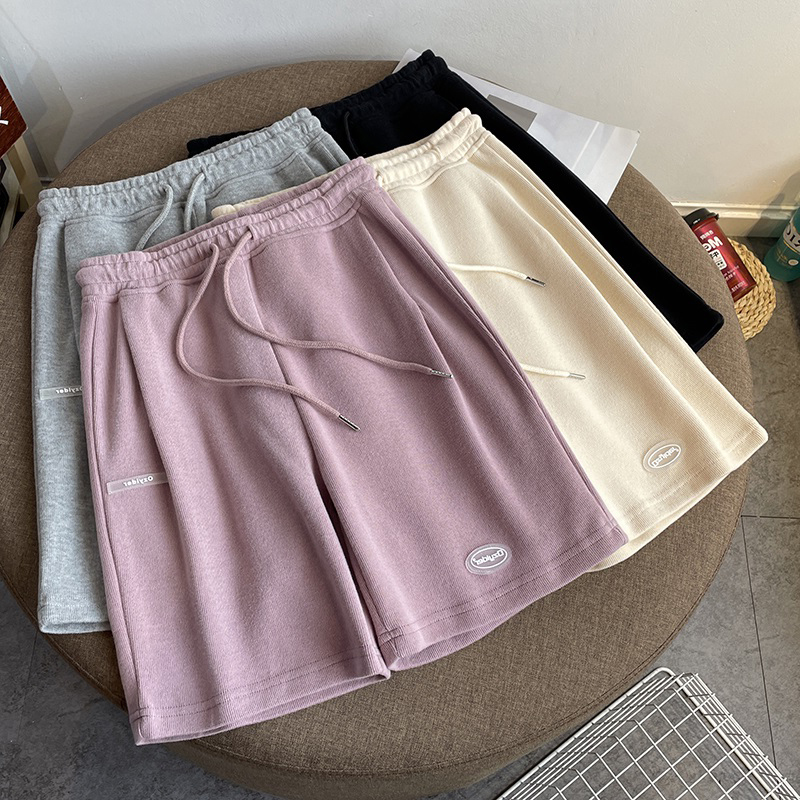 Official figure 2021 summer new shorts Minnie velvet