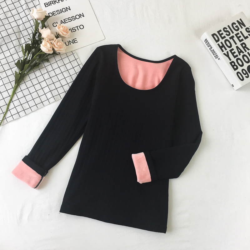 Video! Actual price thermal underwear underwear women's thicker down tight winter underclothes autumn clothes