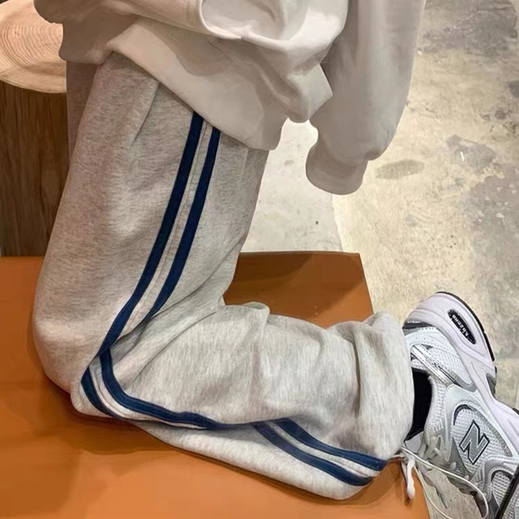 Non real shooting sports pants women's spring and autumn loose and versatile high waist straight tube wide leg Leggings