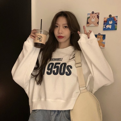 2022 early spring loose lazy wind sweater women's fashion ins new fried Street salt short coat