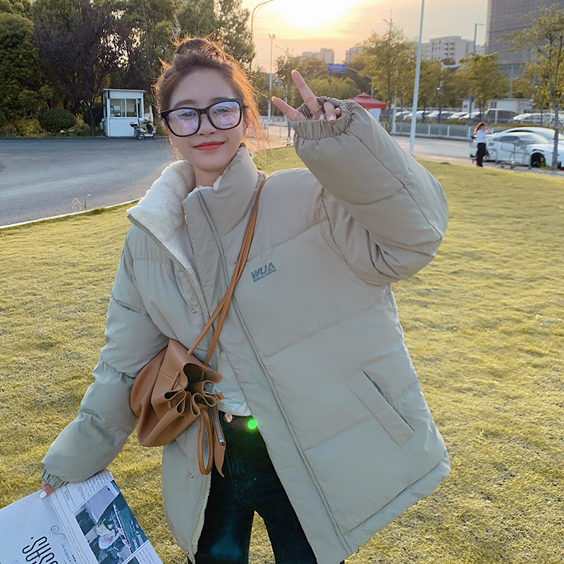 Cotton padded clothes whoau wear down clothes on both sides for warmth and comfort