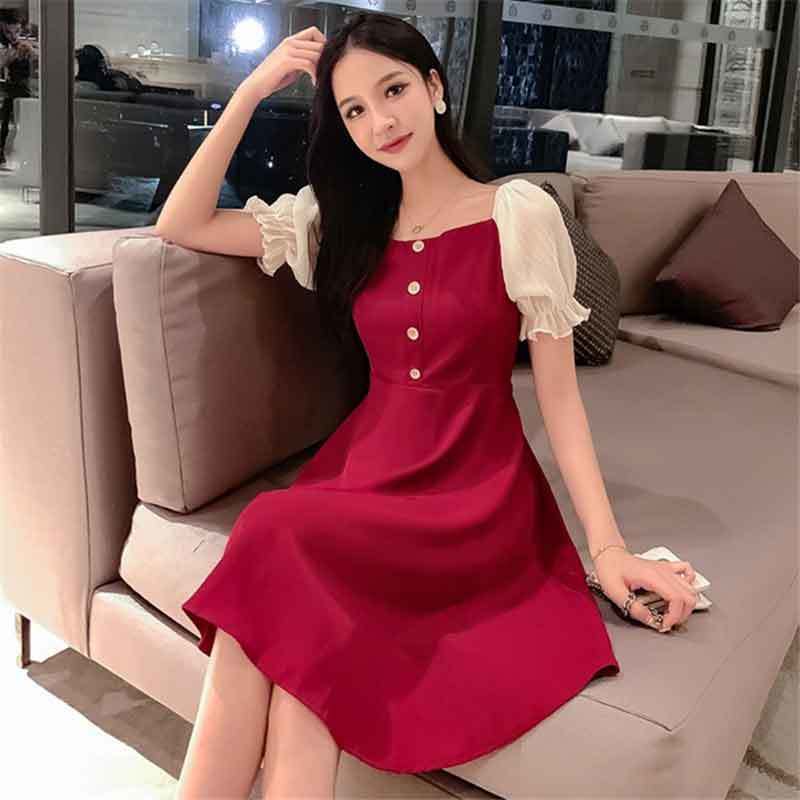 Large women's dress very fairy skirt 2022 new summer dress slightly fat sister mm loose thin dress foreign style