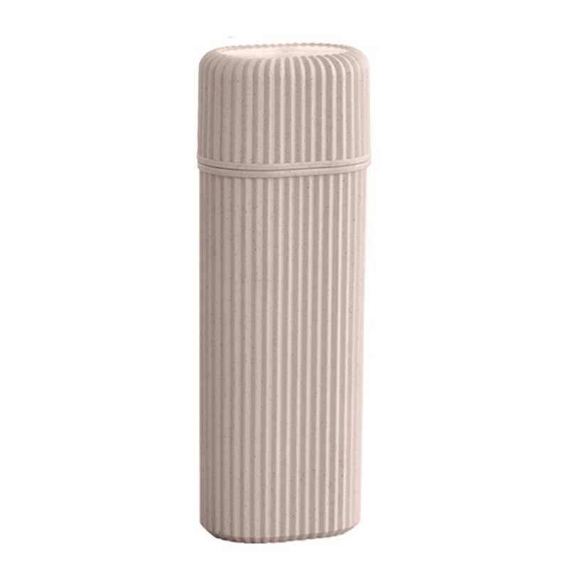 Bangini wheat straw washing cup tableware series dental kit capsule washing cup business trip portable toothpaste toothbrush storage box multifunctional toothbrush cup mouthwash cup beioumi