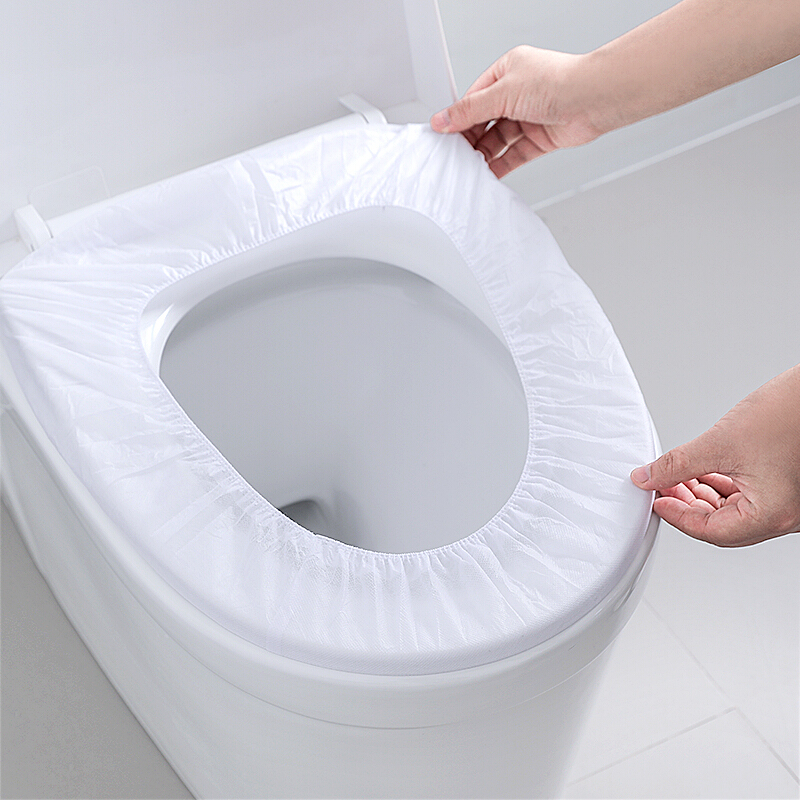 Xinqin disposable toilet pad travel universal non-woven toilet cover toilet cover waterproof thickened independent 22 sets