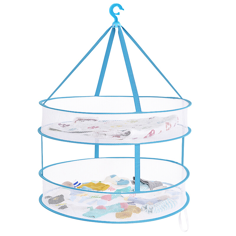 Xinqin large drying basket sweater flat drying net underwear woolen sweater drying net bag double-layer drying basket