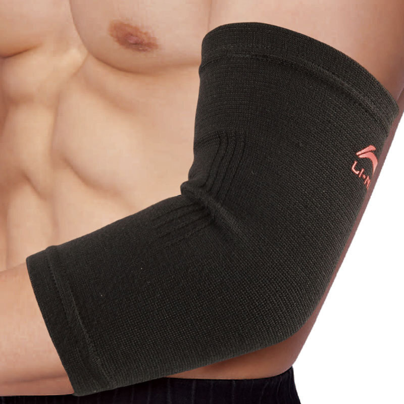 Li Ning Li-Ning sports elbow protection men's and women's basketball running warm arm protection arm elbow joint protection high elastic fitness protector 252 single pack L