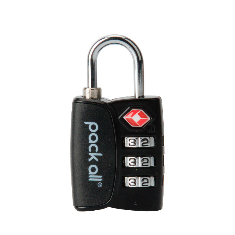 American customs three key TSA password lock travel trolley case anti-theft lock gym password lock backpack padlock black
