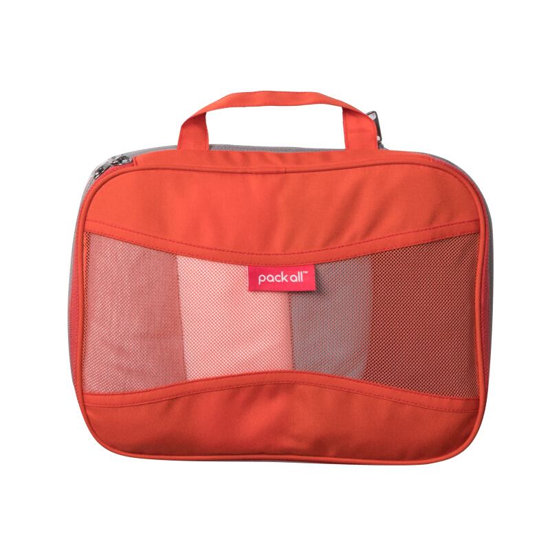 American pack all travel clothes compression storage bag finishing bag medium M luggage clothes finishing storage bag breathable lightweight storage set orange