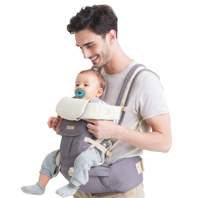 Beth bear multifunctional four seasons baby strap waist stool bs1401 static grey