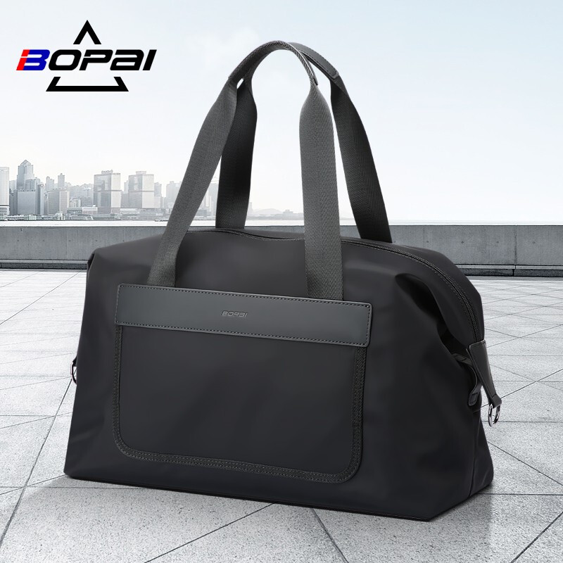 Bo brand BOPAI fitness bag handbag luggage bag for men and women travel bag dry wet separation leisure travel bag short distance travel large capacity gray 32-60218