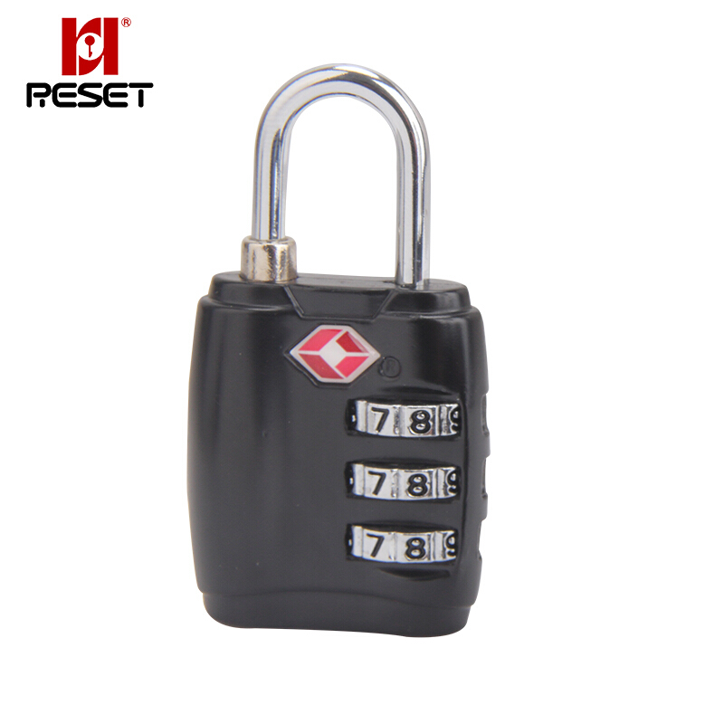 Reset rst-203 3-digit password TSA customs travel trolley case lock password lock gym lock backpack lock padlock