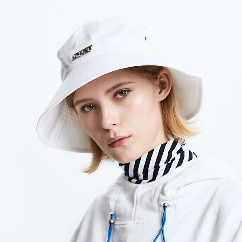Omto fisherman's hat original design tide brand hip hop simple European and American Korean Sun Visor Hat versatile Street basin hat men's and women's lovers tide man Hat White One Size