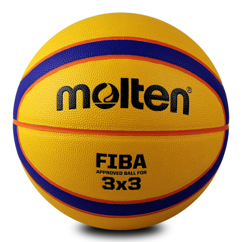 Molten b33t5000 college students 3v3 game ball Pu outdoor basketball No. 6 FIBA recognized ball