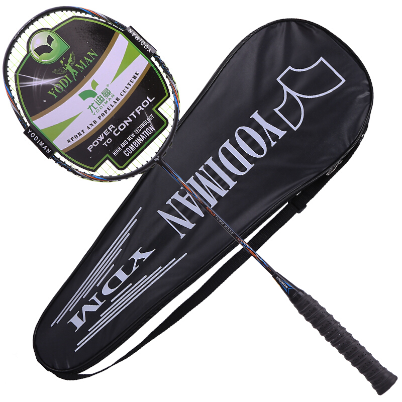 Youdiman yodiman full carbon badminton racket ball control type 1 set (22 pounds of thread has been threaded and wrapped with hand glue)