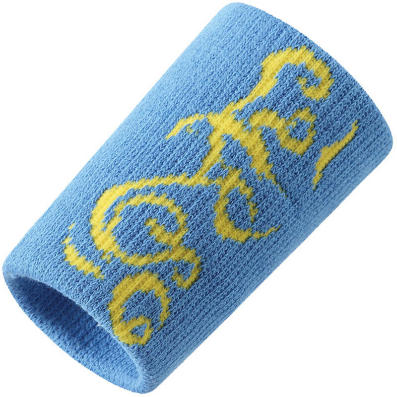 Galloping cotton towel Sports Wristband men's and women's fitness basketball wristband length 10cm pattern sky blue single
