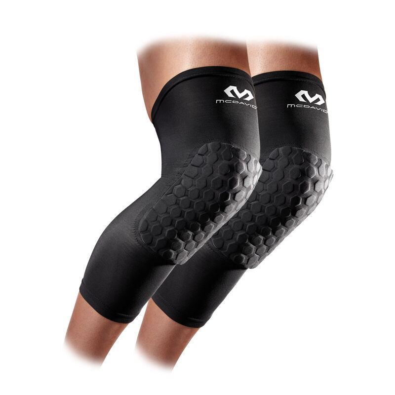 McDavid 6446 HDC high elastic, tight, fast drying, sweat wicking, anti-collision, knee protection, calf protection 6446r black L