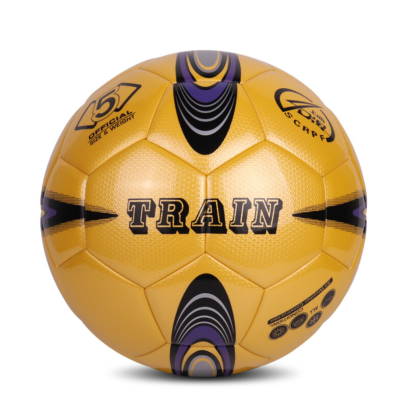Train locomotive ts5912 waterproof and wear-resistant PU material standard No. 5 training football