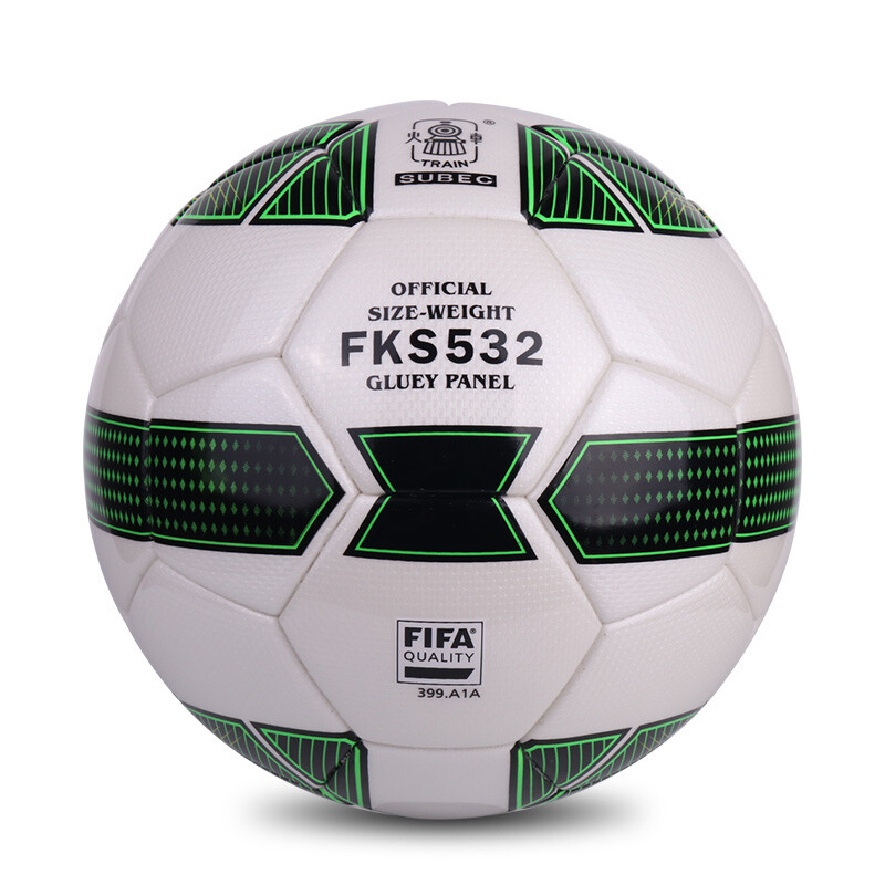 Train locomotive fks532 2A folding adhesive PU material standard No. 5 FIFA certified football green