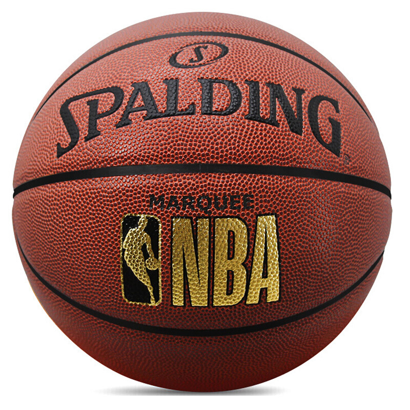 Spalding NBA bronzing basketball No. 7 Basketball indoor and outdoor Pu wear-resistant 76-315y