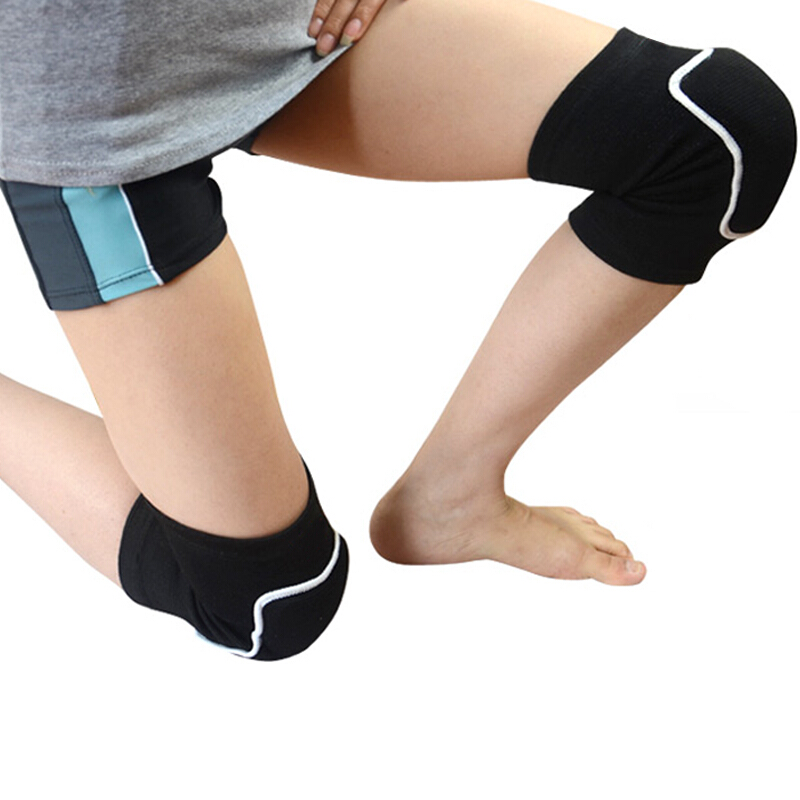 Bovonik knee protection sports dance knee protection dance kneeling volleyball football collision avoidance thickened sponge children's men's and women's black M