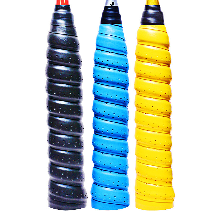 Liangjian badminton racket keel hand glue thickened tennis racket sweat absorption belt fishing rod handle Leather 3 pieces