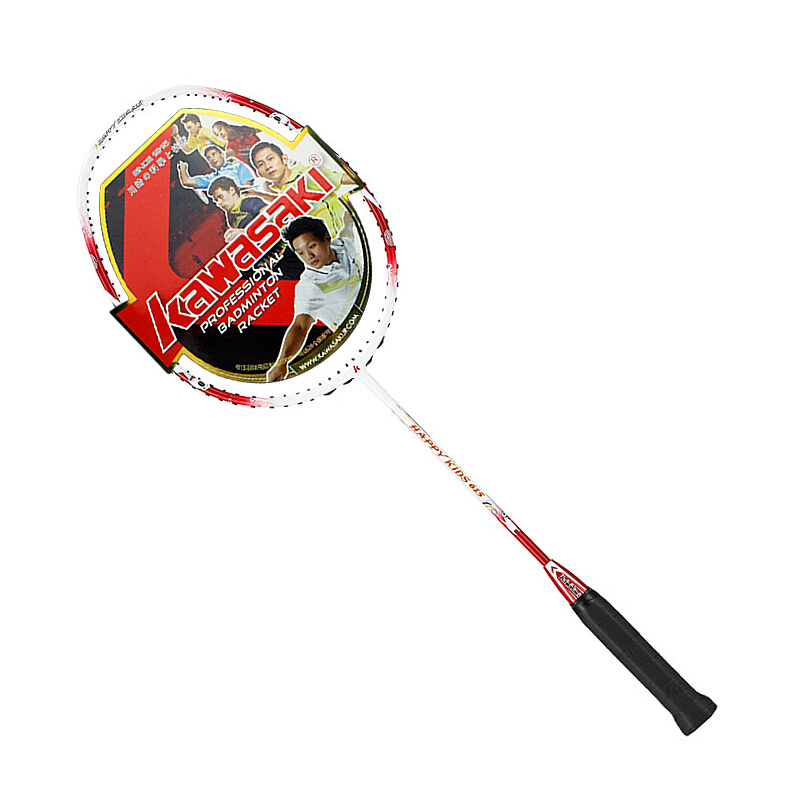 Kawasaki children's badminton racket full carbon single racket youth badminton racket hk-615 (threaded)