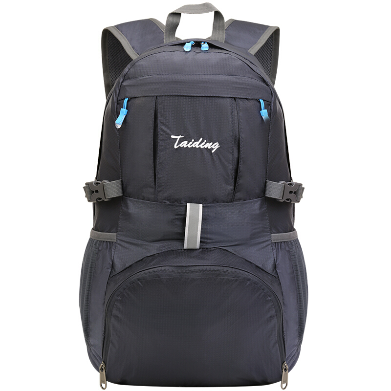 Thornwolf foldable skin bag outdoor leisure hiking men's and women's shoulder bag lightweight fitness bag clbs2012 dark blue