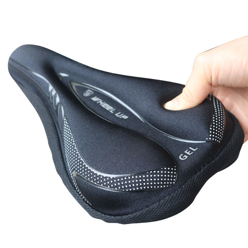 Wheel up bicycle cushion cover silicone sponge thickened soft and comfortable mountain bike cushion cover highway bicycle accessories