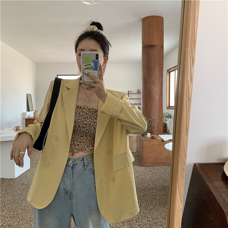Real photo real price thin sun proof loose casual suit coat