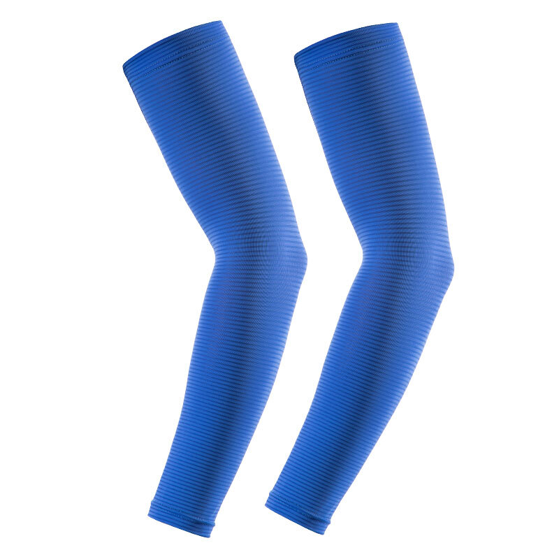 Cavalry company cavalry ice silk sleeve sunscreen ice sleeve men's and women's outdoor sports electric vehicle motorcyclist sleeve armguard sleeve summer running fishing driving riding sleeve blue