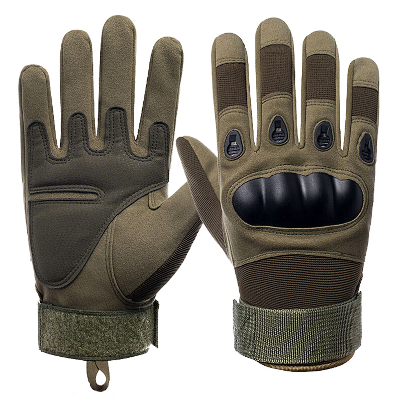 Seafire tactical gloves men's outdoor combat all finger gloves training mountaineering anti-skid wear-resistant electric vehicle motorcycle gloves riding equipment military green XL
