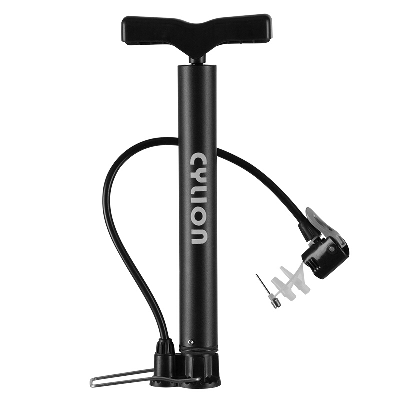 Race collar cylion inflator bicycle mountain bike high-pressure electric vehicle motorcycle automobile household basketball football inflator portable riding equipment accessories