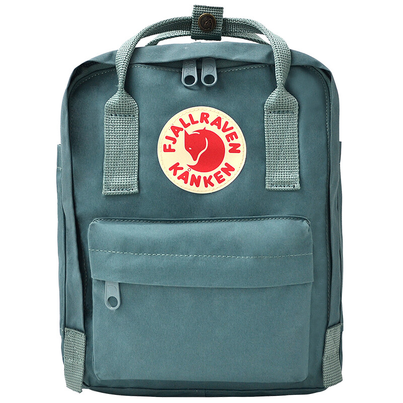 Fjallraven waterproof wear-resistant backpack simple fashion leisure sports backpack kanken Mini 23561 664 cream green 7L
