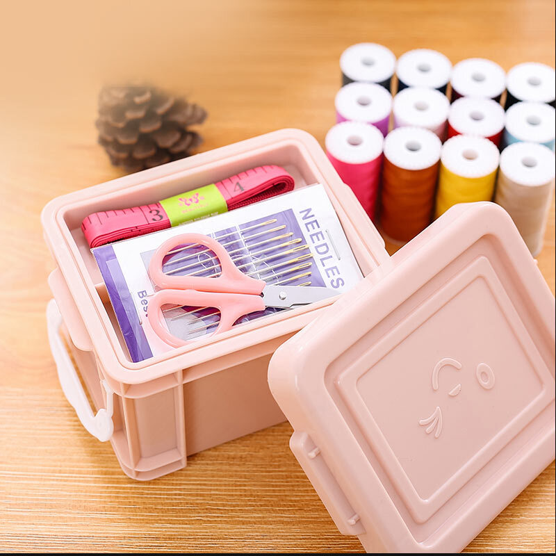 Gagarin sewing box set household portable mini sewing front sewing bag storage tool sorting box