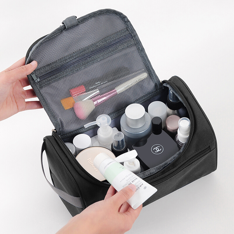 Gagarin toiletries bag men's waterproof business trip toiletries storage bag cosmetic bag women's large capacity portable multifunctional large black