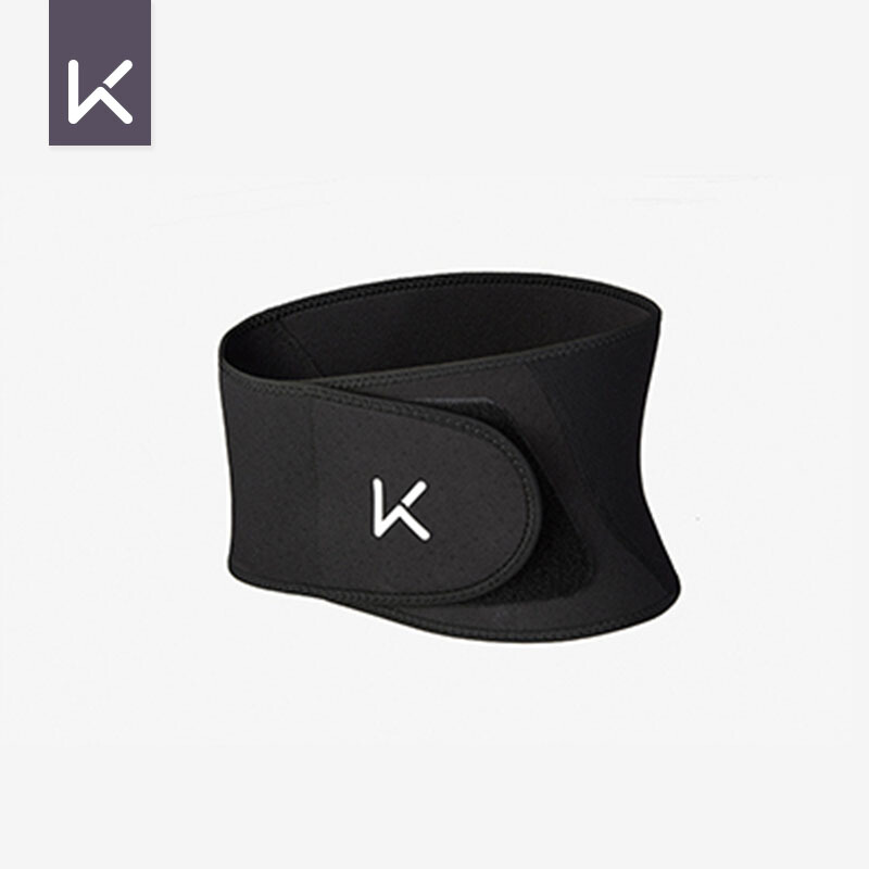 Keep low profile sports waist protection fitness low profile breathable support anti lumbar disc protrusion black M